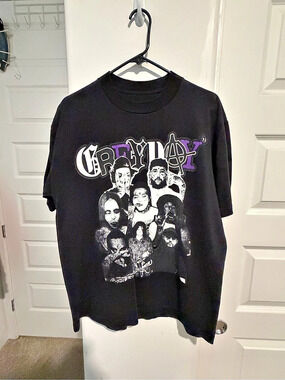 G59 Records $uicideboy$ Grey Day 2023 Tour Map T-Shirt $uicideboy$ Grey Day 2023